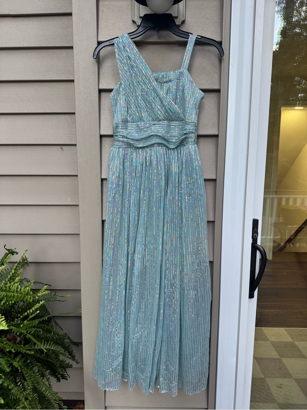 Foil Dot Girl’s Party Dress